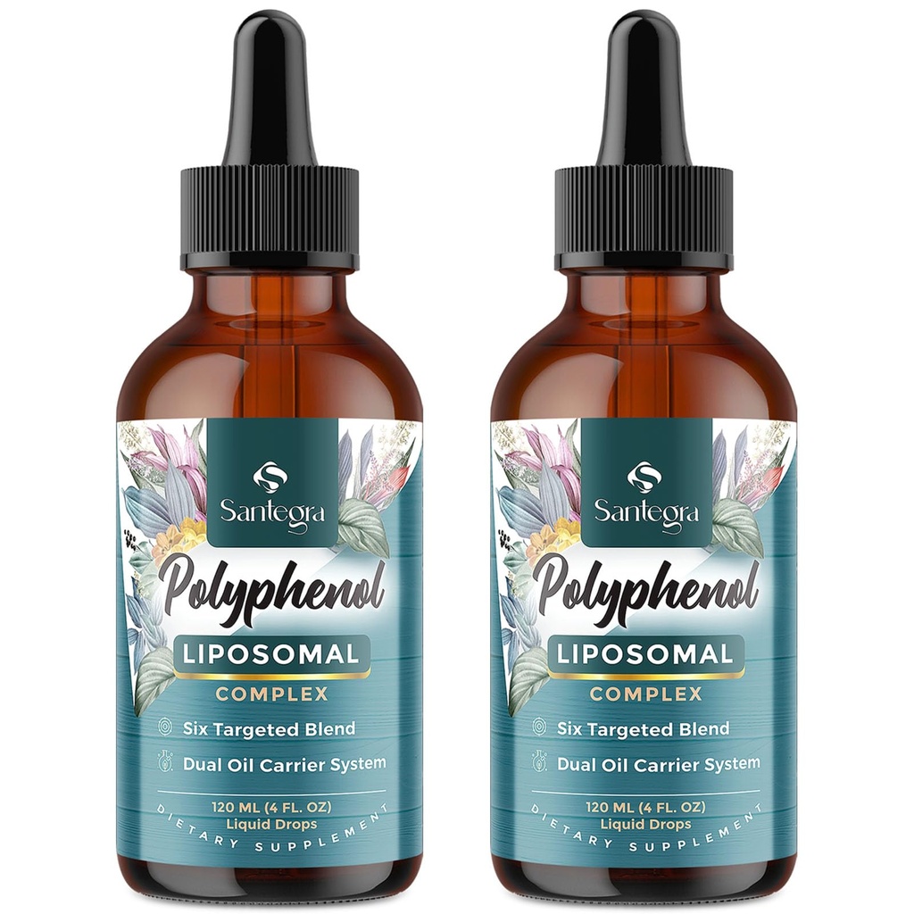 Polifenoli dodatek Liposomal, več kot 27 Polifenol kompleks in močan antioksidant, z MCT & Olive Oil, Quercetin Extract, Hawthorn Berry Extract, za starostno obrambo, energijo, imunski, 240 ML