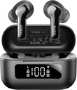 TOZO NC3 Hibridni aktivni hrup Prekliči Wireless slušalke s 6 mikrofoni AI Clear Call Uhani Budi 55H Predvajanje z LED zaslonom 32 Prednastavljeni EQ preko APP Bluetooth 5.3 IPX8 Vodoodporne v ušesnih slušalkah