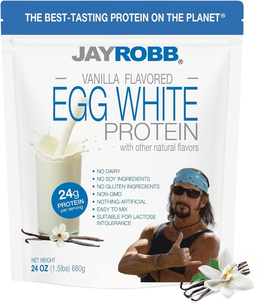 JAYROBB Vanilijevo jajce Bel protein 24 oz, 1,5 funt vrečko