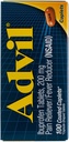 Advil Pain Reliever/Fever Reducer 200 mg Caplets - 100 Ct, pakiranje po 3