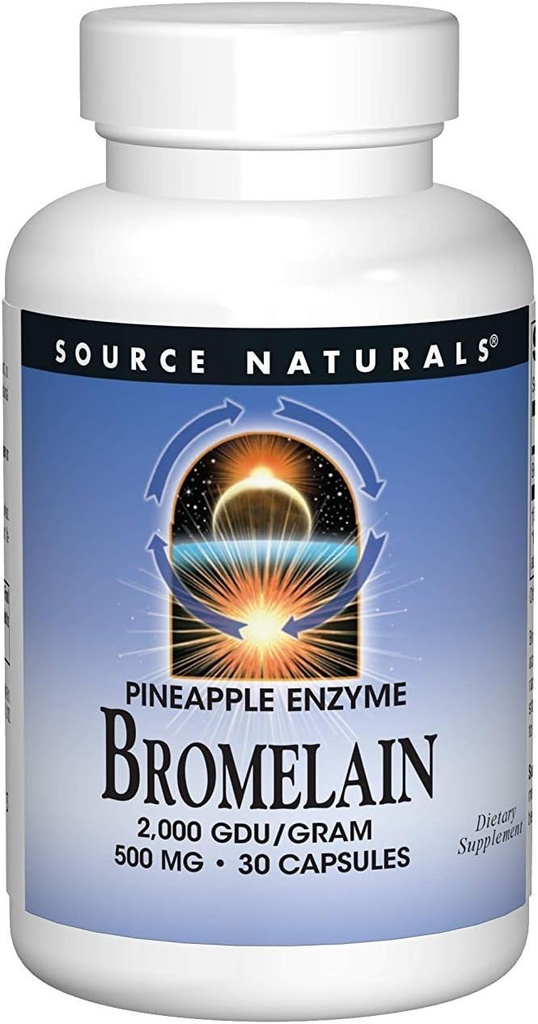 Vir Naturals - Bromelain 2000 Gdu, 500mg, 30 kapsul