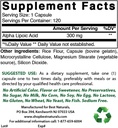 Najboljši naravni alfa lipojska kislina 300 mg & magnezijev glicinat 425 mg