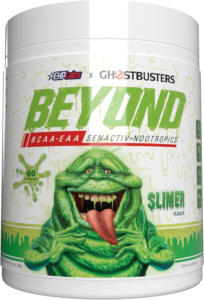 EHP Labs Beyond BCAA + EAA Powder – Muscle Recovery Aminokisline dopolnilo za moške in ženske, Sugar Free Intra Workout BCAAs & EAAs, Post Workout Hydration Support, 60 Serving – Slimer Lime Flavor