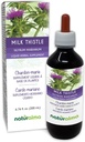 Naturalma Milk Thistle (Silybum marianum) Sadje in zelišča brez alkohola Tinktura - 6.76 fl oz Tekoči ekstrakt v kapljicah - Zeliščni dodatek - Vegan