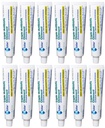 Globe (12 Pack) Triple Antibiotična prva pomoč Mazilo 1 oz, Prva pomoč Antibiotično mazilo, 24-urna zaščita okužb, zdravljenje ran za manjše madeže, opekline in rezi