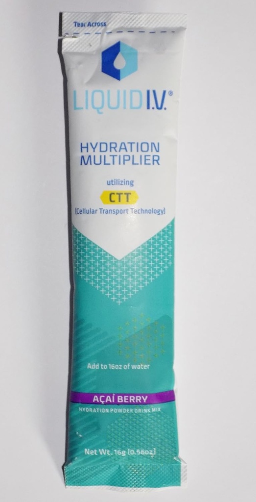 Tekoči Iv Acai Berry Hydration Drink Mix Single, 0.56 Oz