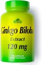 ALFA VITAMINI Ginkgo Biloba 120mg podpira delovanje možganov in podporo pomnilniku - 120 kapsul