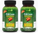 Irwin Naturals CLA Lean Body Fat Reduction - pomaga zmanjšati telesno maščobo in povečati mišice Tone - 80 Tekoči mehkih gelov (Pack of 2)