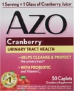 AZO brusnice za zdravo uriniranje Tract z imunskim spodbujanje probiotik in vitamin C - 50 Tab (Packaging May Vary)