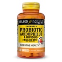 MASON NARAVNI probiotični acidofil z Bifidus, 50 dnevna oskrba, Podpira zdravo normalno prebavo, Jagodne arome, 100 Žvečljivi Wafers