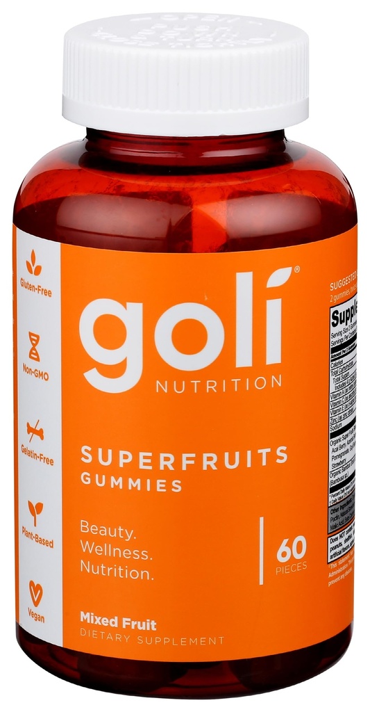 Goli Nutrition Mešani sadni sadeži Gumies, 60 CT