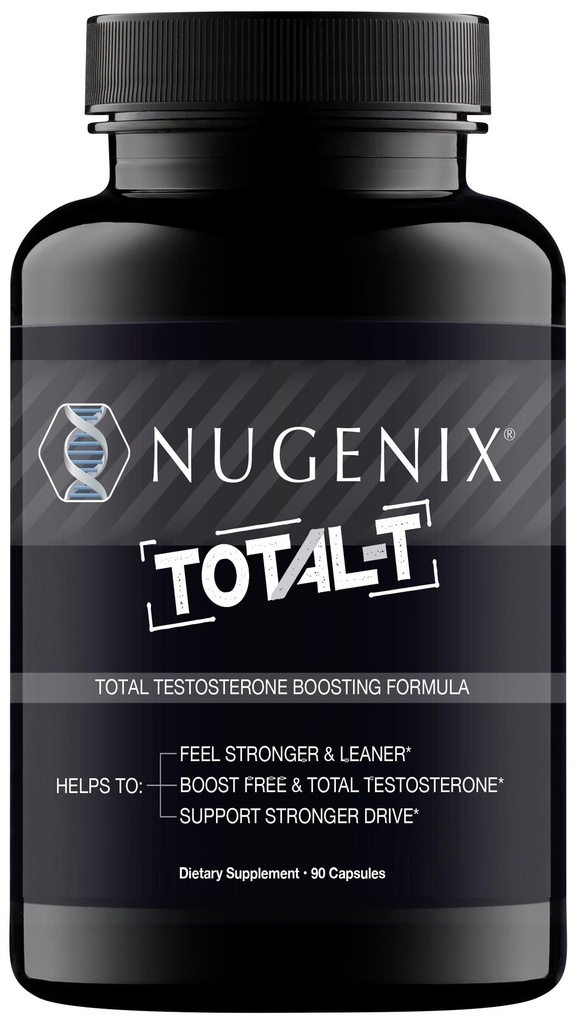 Nugenix Total-T, Brezplačni in popolni testosteron Booster dodatek za moške, 90 Število