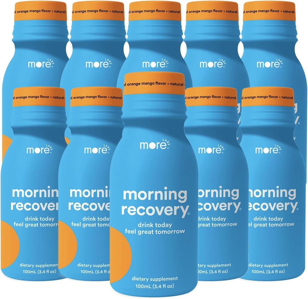 Več Labs Jutranja recovery Orange Mango aroma Elektrolit in mleko Thistle pijača 10 Pack 