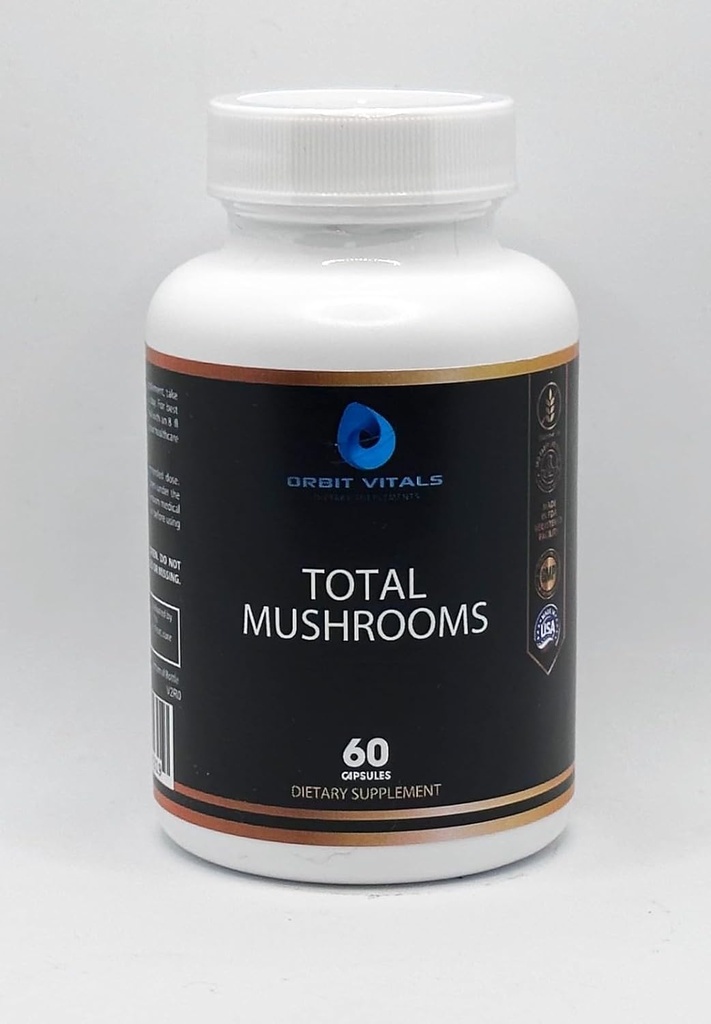 Vse gobe Kapsula dopolnilo, 1330 mg - Gobe Možgani dopolnilo s Cordyceps, Reishi goba, Shiitake, Levi Mane - Izboljšati fokus, Aids Digestion, Duševna jasnost, Imuniteta - 60 Count