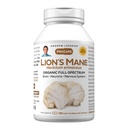 ANDREW LESSMAN Lion's Mane 360 Kapsule - Izvleček manskih gob z organskim celotnim spektrom - podpira zdrave možgane, kognitivne in živčne funkcije - brez dodatkov.