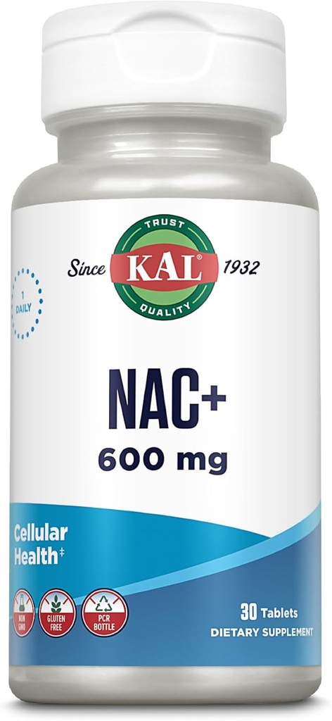 Kal 600 Mg N-acetil Cystein Plus tablete, 30 število