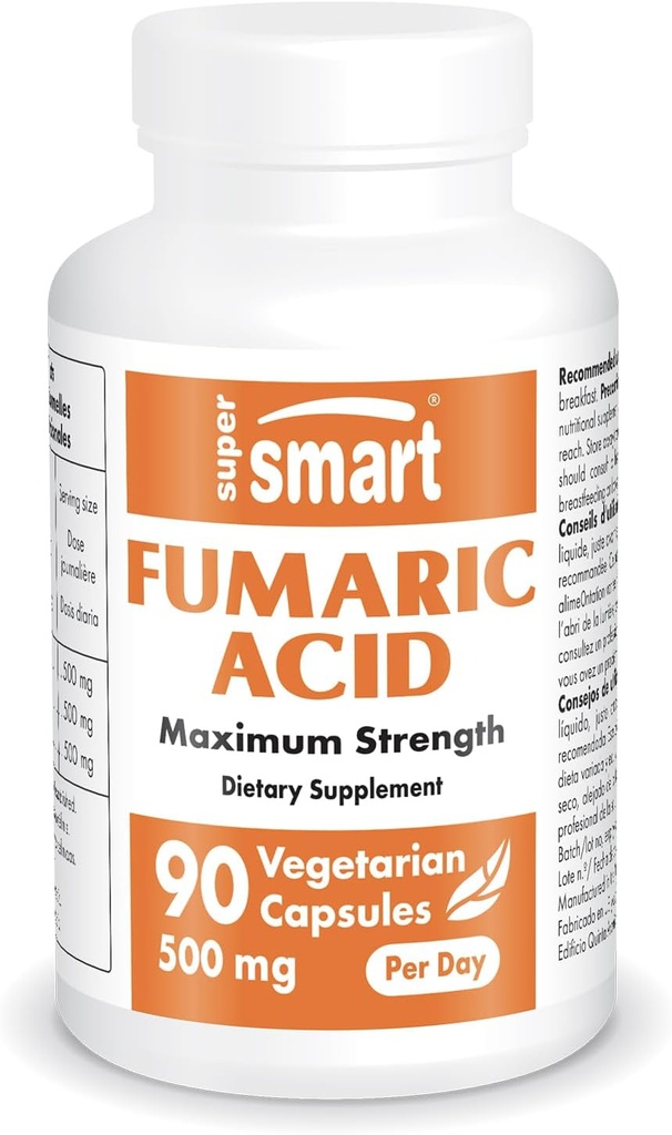 Superpametna - Fumarska kislina 500mg na dan (največja jakost) - Naravni dodatek 