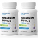 Puregen Labs Magnezijev Taurate 1500mg na strežbo [Visoka moč] Skupaj 360 Veggie Caps, klatiran za superior Absorpcijo, No-GMO, NO Gluten in Mlekarna 
