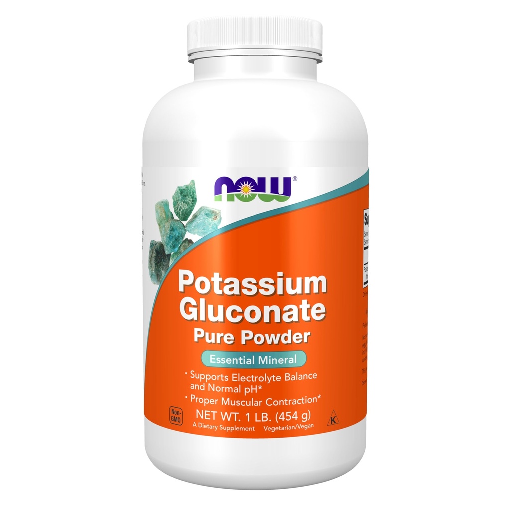 Zdaj prehranska dopolnila, kalijev glukonat čisti prašek 175 mg, eterični mineral*, 1-pound