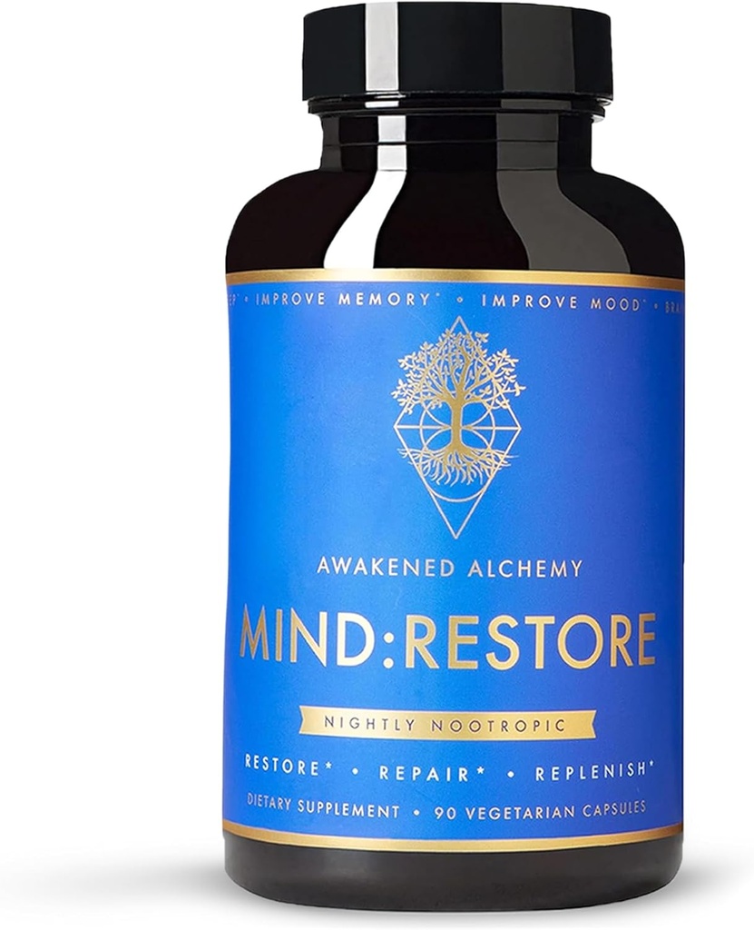 MIND:RESTORE Premium Nontime Nootropic Supplement 
