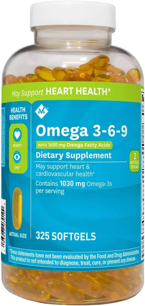 Člani Mark Omega 3-6-9 Prehranska dopolnila (325 grof)