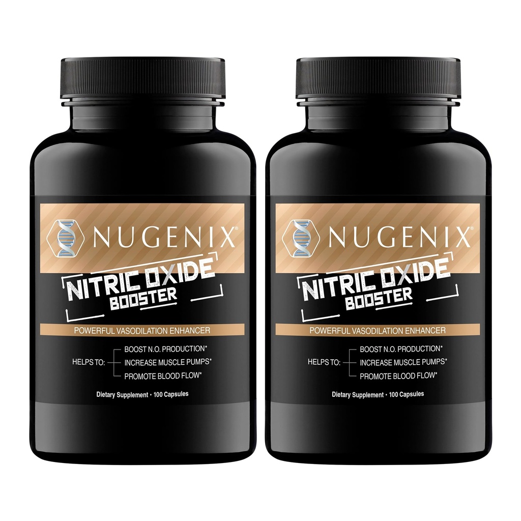 Nugenix Dušikov oksid dopolnilo - dušikov oksid pretok, L-arginin, L-citrulin, Pine Bark Extract - vazodilaator - 200 Count