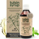 AKSHAR Ayurveda - Tulsin Syrup, naravni kašelj Syrup z sladkega korena, ingver, kurkuma, Basil, Malabar Nut - dihalne pljučne dopolnila, Mucus Relief & Bronchial Wellness Syrup (6.8 fl oz)