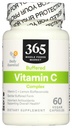 365 s celotno živilsko tržišče, vitamin C kompleks, Vegan, 60 kapsul