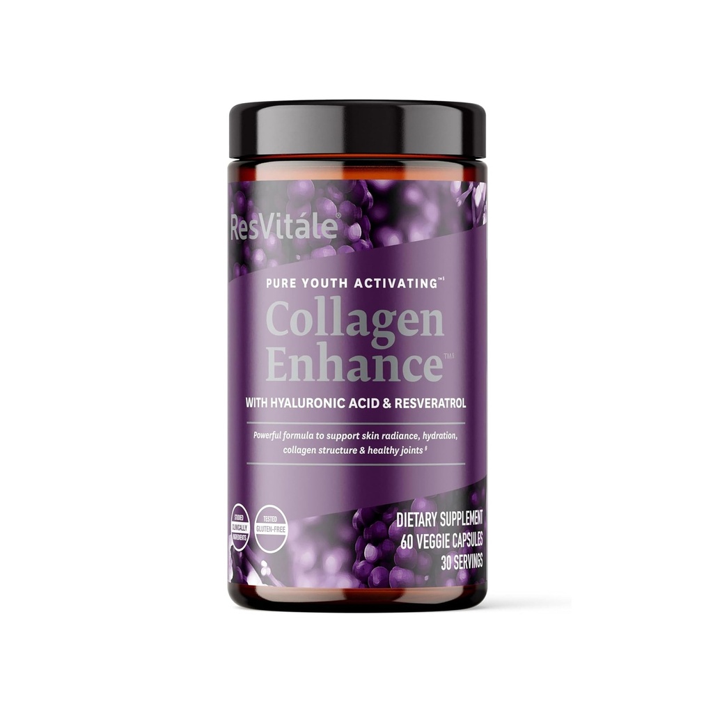 ResVitále Collagen Exchange - Beauty dodatek s hialuronsko kislino & Resveratrol - 60 kapsul