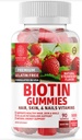 Številka One Nutrition N1N Premium Biotin Gummies 5000mcg [High Potency, 90 Gummies] za zdrave lase, kožo in nohte za odrasle in otroke, Vegan, Non-GMO, pektin na osnovi