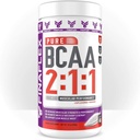 FINAFLEX Pure BCAA 2:1:1, brez arome - 14.1 oz - spodbuja moč, regeneracijo in zmogljivost - z 2:1:1 razmerjem levcina, izolevcin in valin + vitamin C - 80