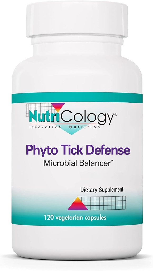 Nutriologija - Phyto Tick Defense Supplement - goba kompleks, izvlečki gob, Lions Mane, Cordyceps, Beta Glucans, Vegetarijanske kapsule - 120 Število