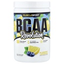 Musclesport BCAA Revolution Aminokisline v prahu dodatek za moške in ženske - Intraworkout usposabljanje kompleks - Recovery dodatek (Blueberry Lemonade, 30 Serving)