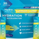 HydroMATE elektrolit v prahu limona limete Hydration Packets nizko sladkor 30 Število