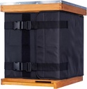 MajBee Winter Bee Ovoj za 10 in 8 Frame Beehives, 600D Oxford Cloth Nastavljiv Panjev Ovitek za 2 Globoke Panje Škatle, Vodoodporne, Vetrovno, Lahke, Reable, 76,8" x 18.1"