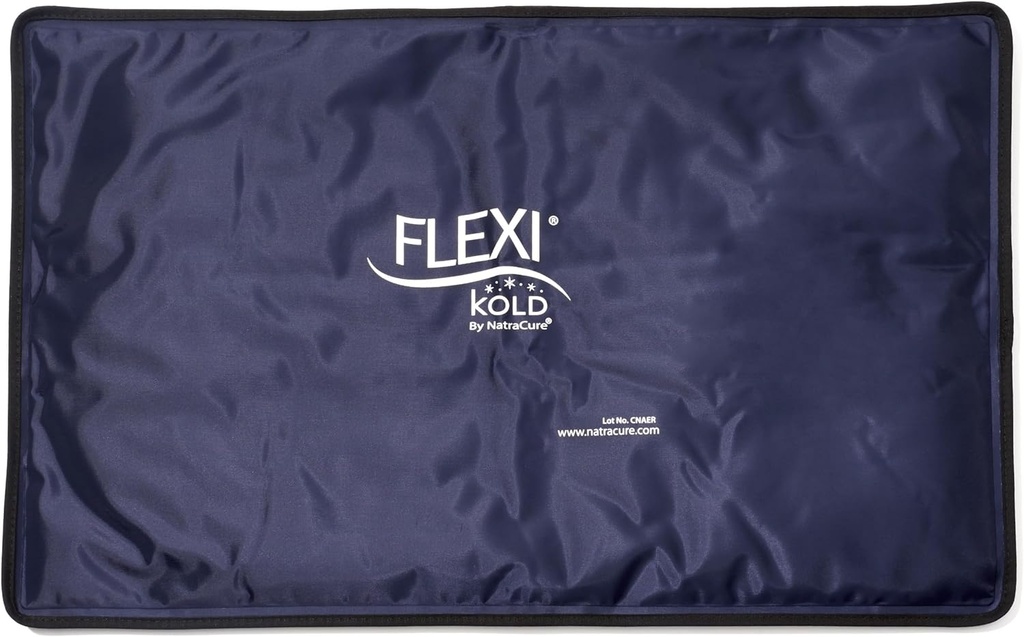 FlexiKold Extra velike gel mehke Ice Flexible Pack za poškodbe – Ice Compress, Ice Pad, & Flat Ice Ovitek za post kirurgijo za poškodbe ramen, HIPS & Full Back – XL – Oversize 13” x 21,5”