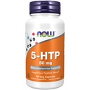 NOW Food Supplements, 5-HTP (5-hidroksitriptofan) 50 mg, Nevrotransmiter Support*, 90 Veg kapsule
