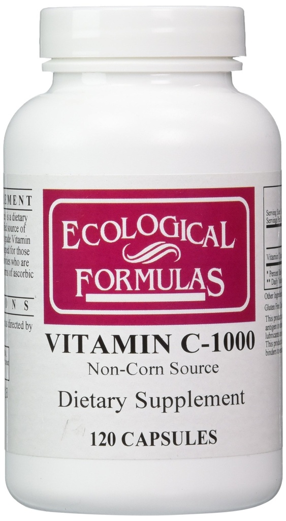 Kardiovaskularne raziskave Vitamin C-1000 Kapsule, 120 Število