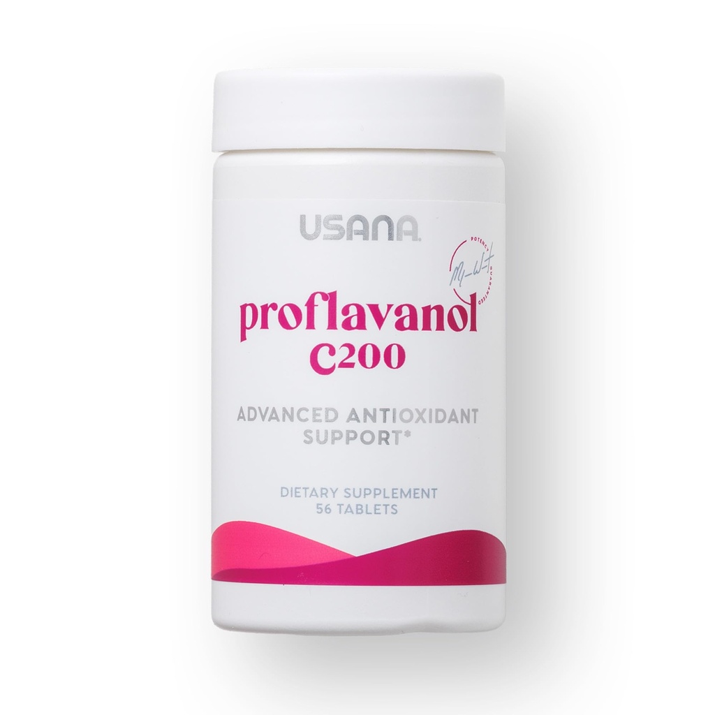 USANA Proflavanol C200 - Napredni antioksidant z bioflavanoidi in vitaminom C za zdravje srca - 56 tablet - 28 dnevna dobava