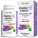 Nattura Calm Aid Lavender Oil tablete - 500mg - 60 Softgels - 100% naravno, pomaga zmanjšati stres, umiritev za telo & um, Non-GMO, Certified Kosher