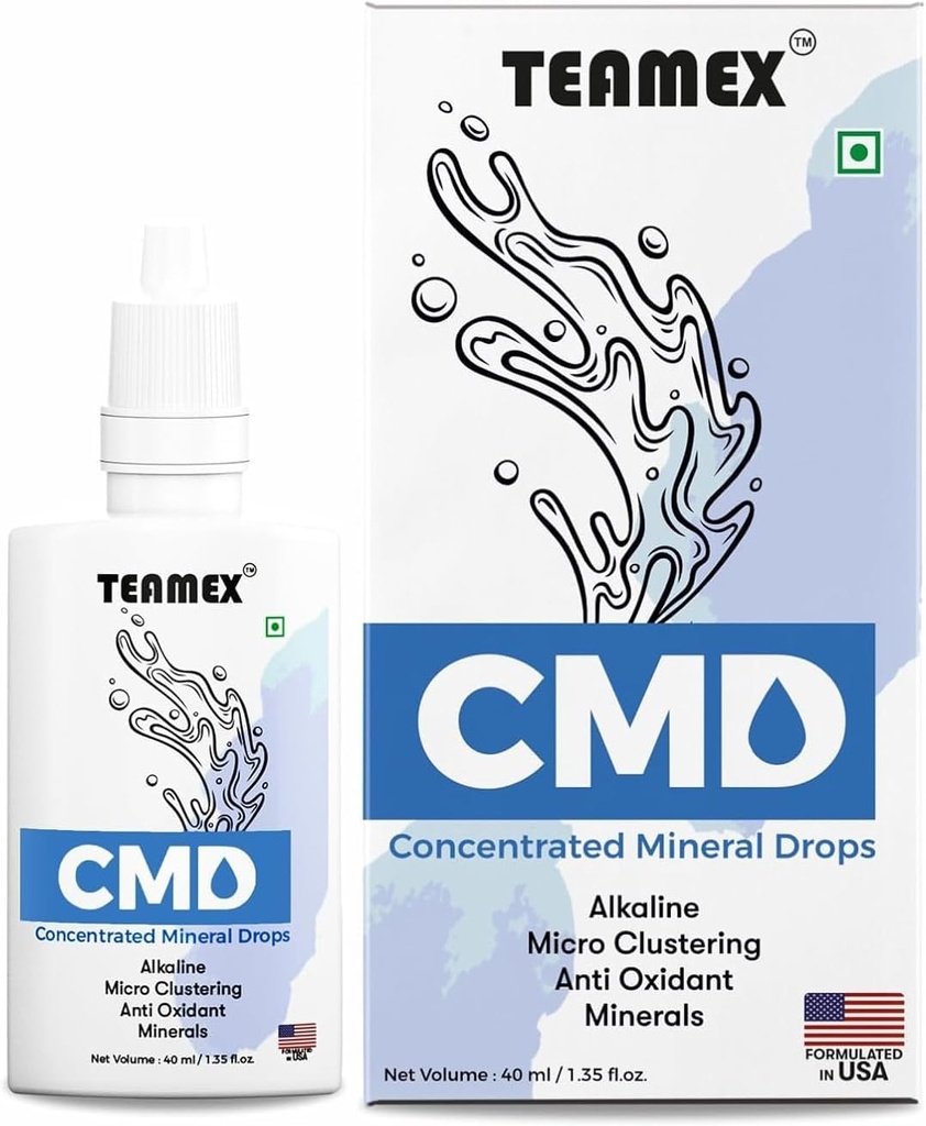 Kapljice alkalne mineralne vode, kapljice za ojačevalec pH za ajurvedsko kapljico alkalne vode, kapljica CMD (40 ml)