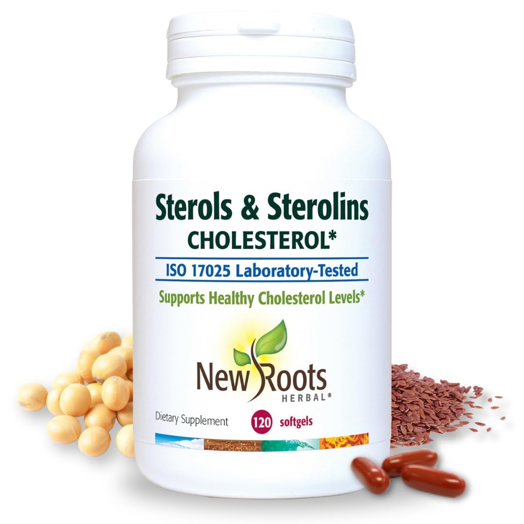NOVE ROOTS HERBAL Rastline Sterols in Sterolins dodatek z organsko laneno seme 