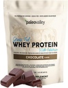 Paleovalley 100% Grassfed Whey Protein Powder s kolostrumom, 13g proteini, čokolada, Muscle Building, Imunska podpora, Gut Health