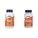 Zdaj dopolnila, NAC (N-Acetil Cysteine) 600 mg s Selenom & Molibdenom, 100 Veg kapsul in zdaj Quercetin z Bromelainom - 60 Veg kapsul