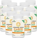1000 mg liposomski CoQ10 Ubikinol, 600 Veganski softgels, visoka absorpcija Ubikinol CoQ10 dodatek, Aktivni antioksidant oblika koencima Q10 za delovanje srca in proizvodnjo energije