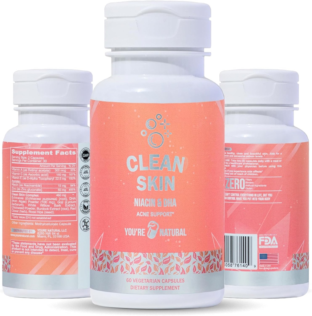 YOU're NATURAL Clean Skin Supplement 