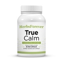 Zeliščaforever True Calm Kapsule Ayurvedski zeliščni formulacija Stress Relief Formula zagotavlja mirnost in udobno spanje 90 Vege kapsule 800 Mg vsak