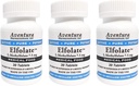 ELFOLATE® 7. 5mg 3 Pakiranje L- metilfolata metilfolata Medicinska hrana dodatek Profesionalna moč Active Pure Potent 30 tablete