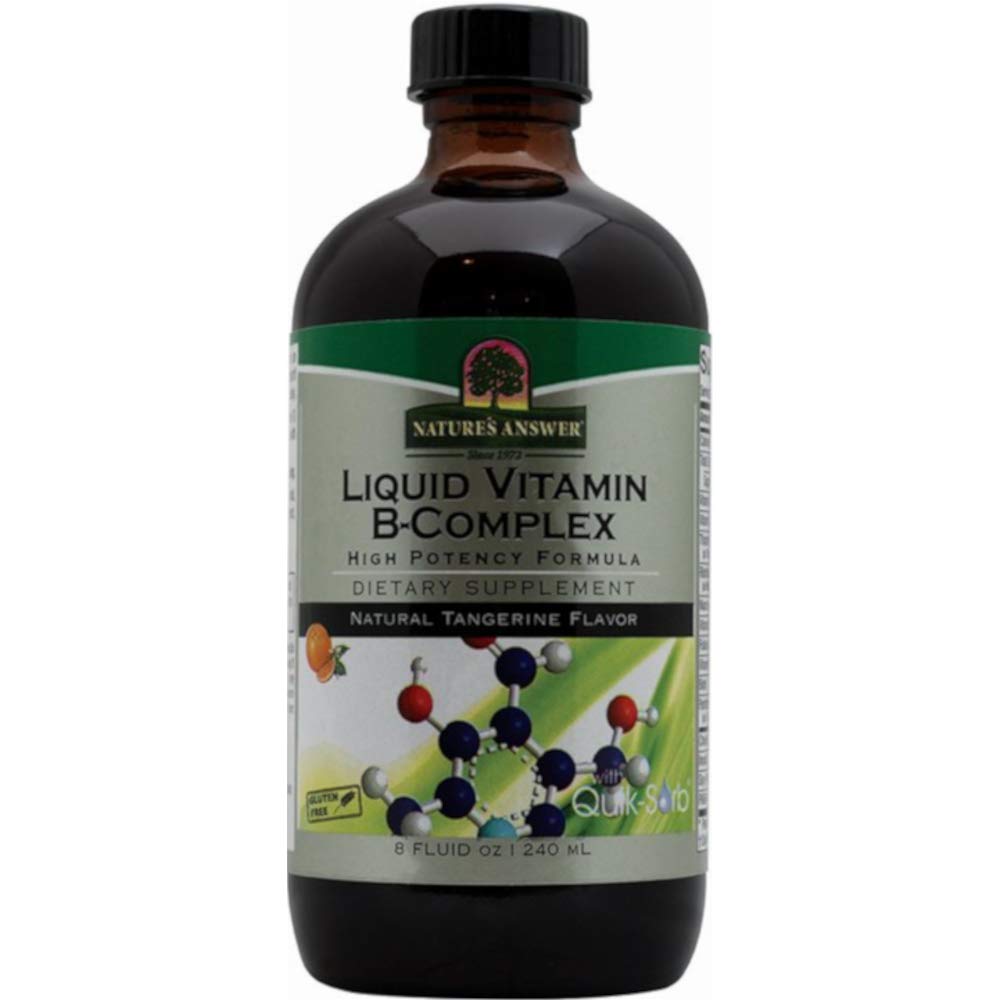Tekoči vitamin B-kompleks za odgovor narave, vsak po 8 ouncev (vrednostni paket po 12)