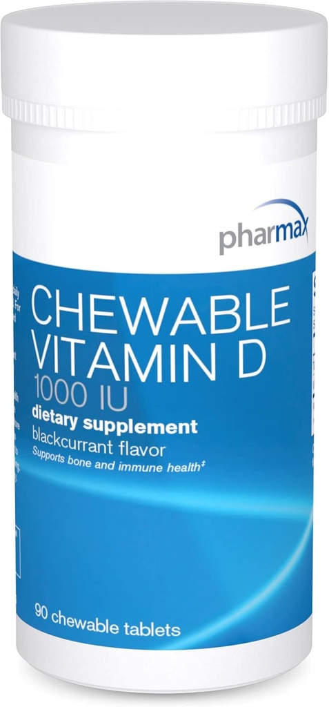 Pharmax žvečljivi vitamin D (1000 i.e.) 